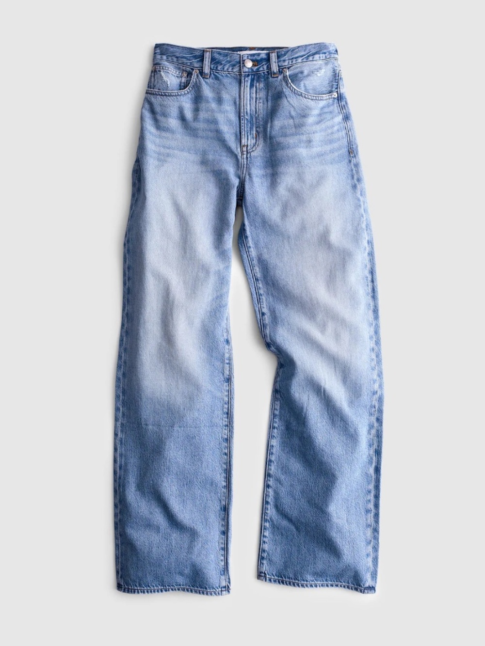 NWT Madewell The Perfect Vintage Wide-Leg Jean in Airy Denim 25